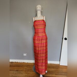 Jessica McClintock for Gunne Sax Millennium 2000 Maxi Sheath Dress, VGUC, Size 9